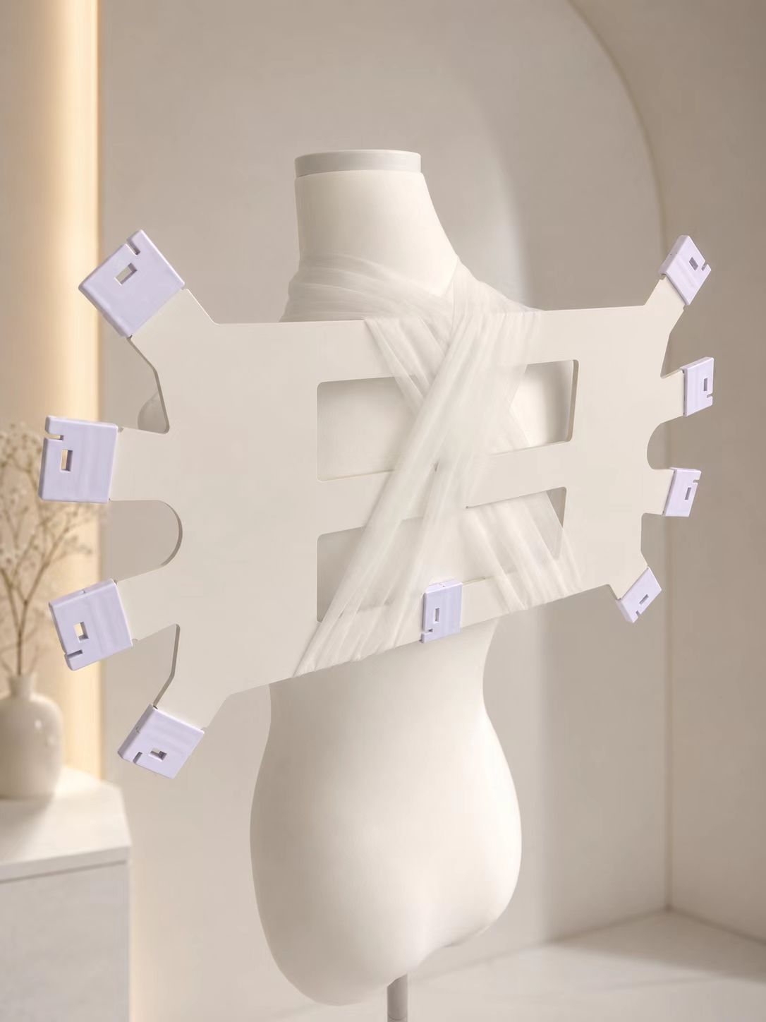 Detachable Foldable Angel Wings Cosplay Prop - Detachable backplate