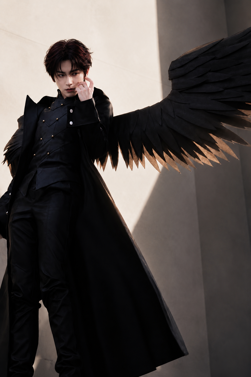Detachable Foldable Angel Wings Cosplay Prop gallery image 2