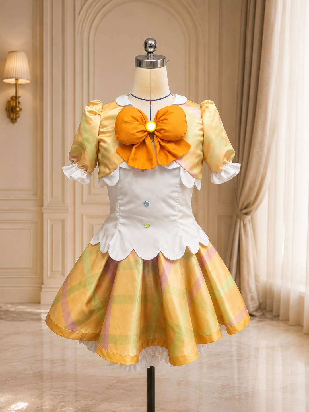 Candy Plaid Idol Dress Set showroom image 6