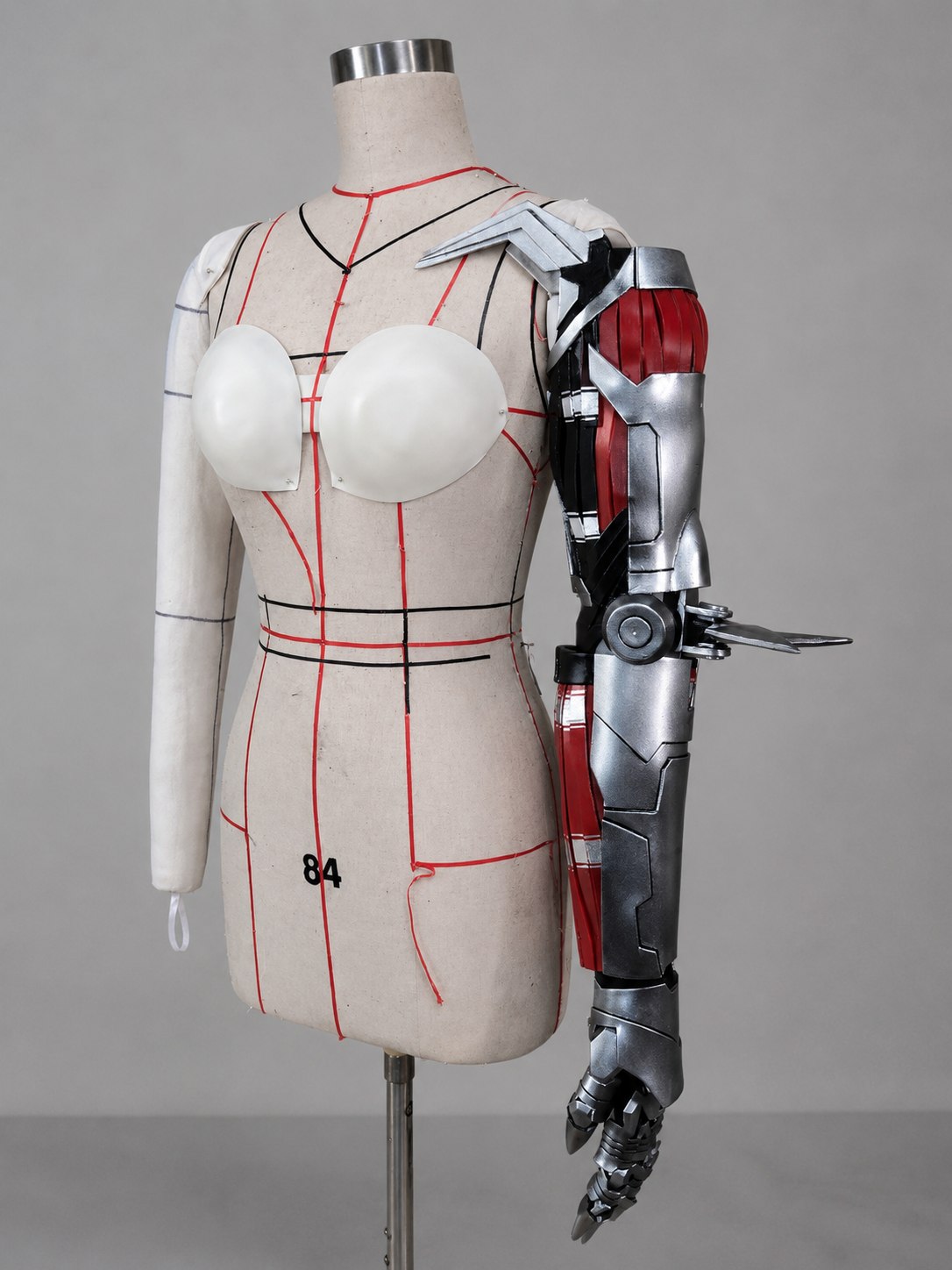 Cyberpunk 2077 Song So Mi Songbird Back Armor Prop Set showroom image 6