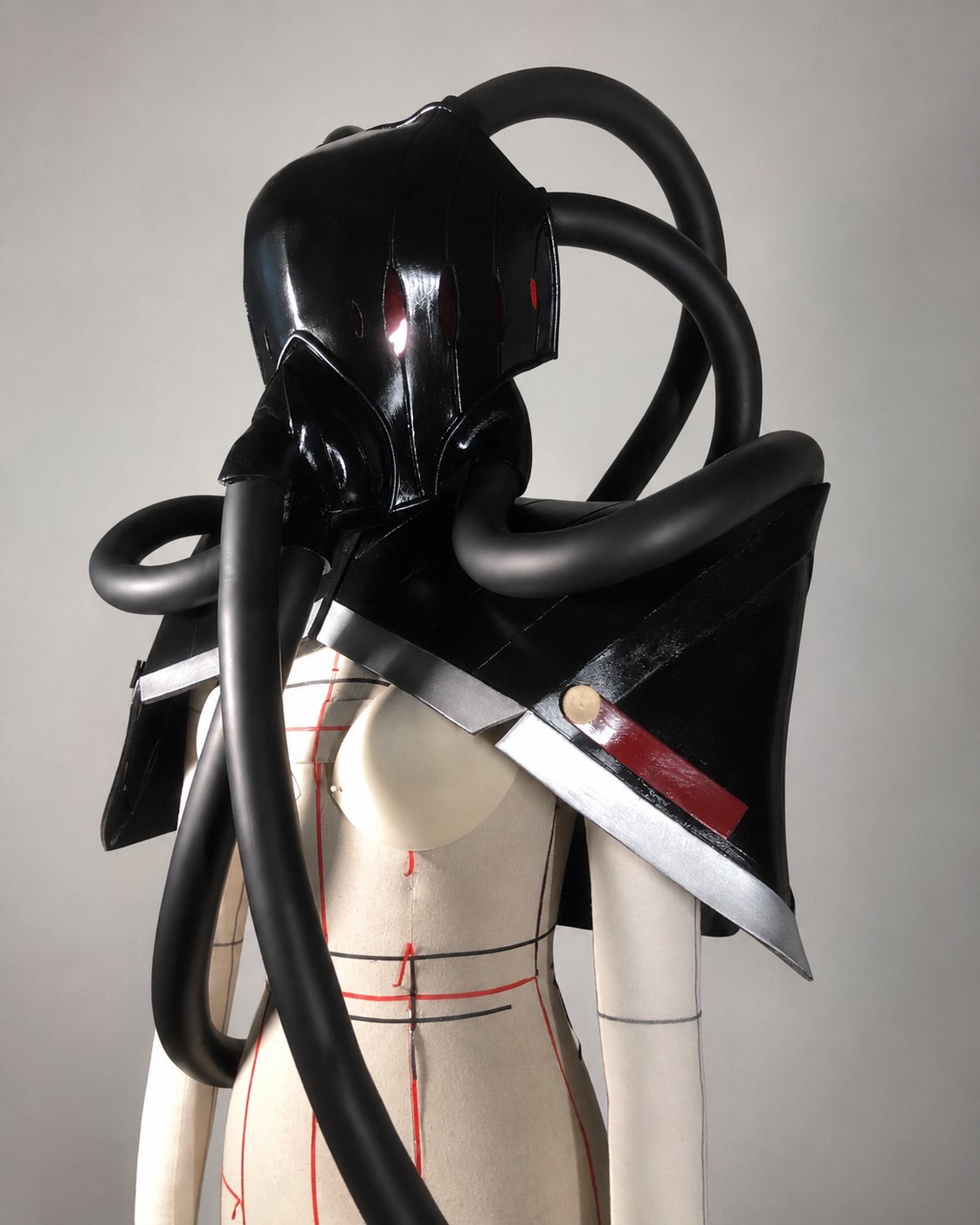 Emperor's Blade Cosplay Helmet Armor Prop Set archive reference image 2