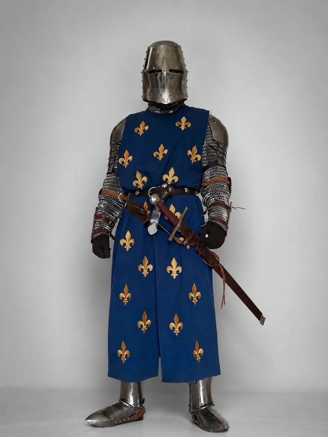 Medieval Knight Armor Surcoat and Headscarf Custom Build gallery image 2