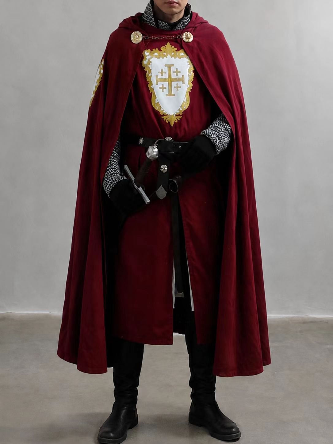 Medieval Knight Armor Surcoat and Headscarf Custom Build gallery image 6