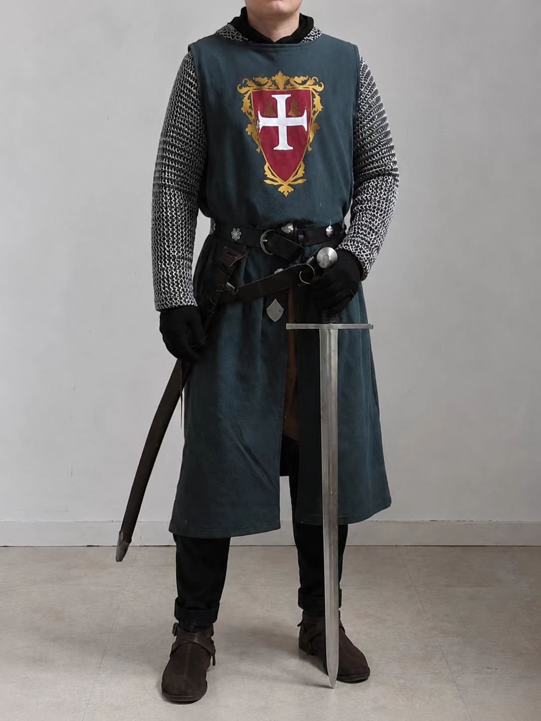 Medieval Knight Armor Surcoat and Headscarf Custom Build gallery image 4