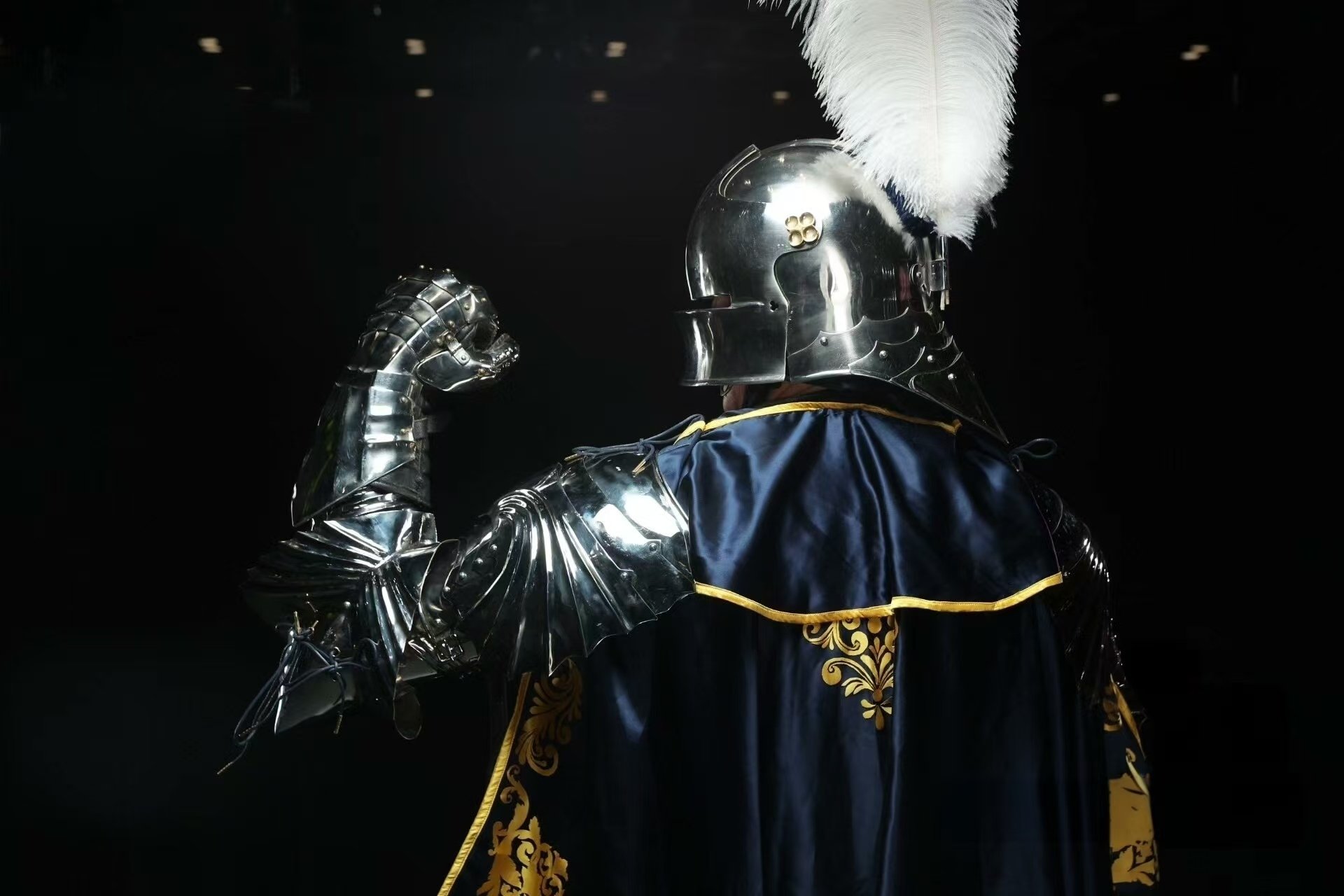 Medieval Knight Armor Surcoat and Headscarf Custom Build - Reference board and crest matching