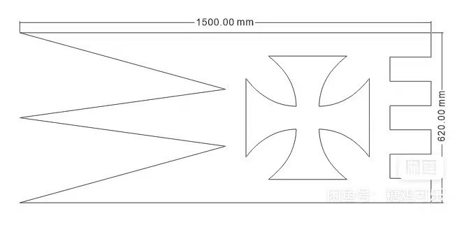 Medieval Knight Armor Surcoat and Headscarf Custom Build - Pattern dimension draft