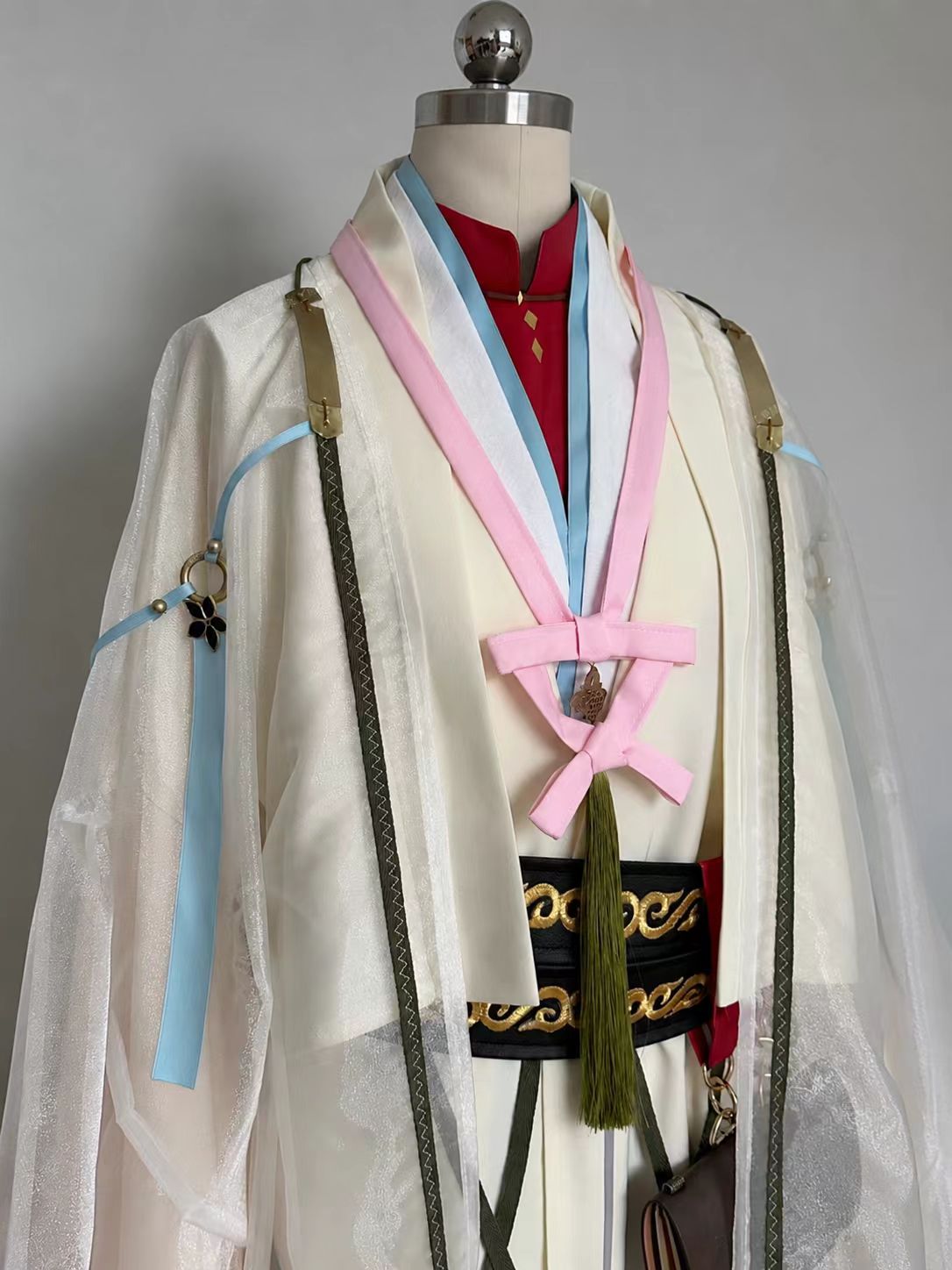 Zhang Zhongjing Layered Hanfu Cosplay Set showroom image 6