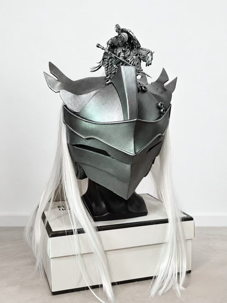 Arknights The Last Knight Cosplay Costume, Armor & Weapon Set showroom image 5