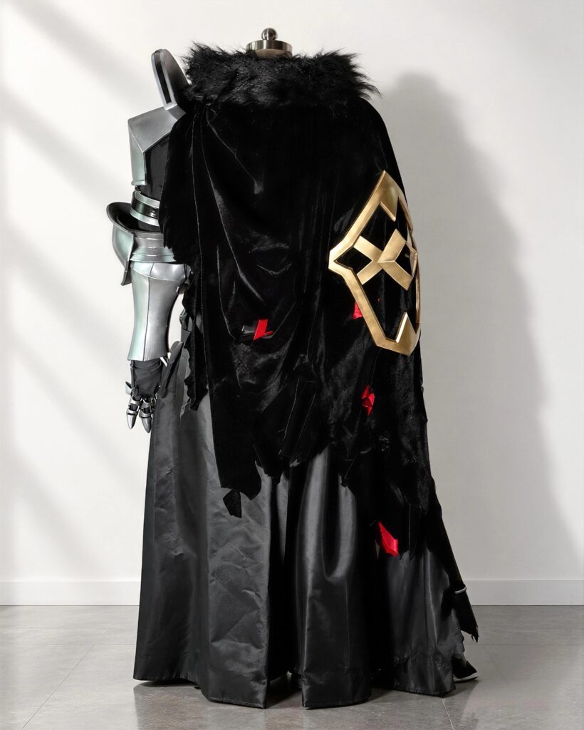 Arknights Theresis Cosplay Costume, Armor & Sword Prop Set showroom image 3