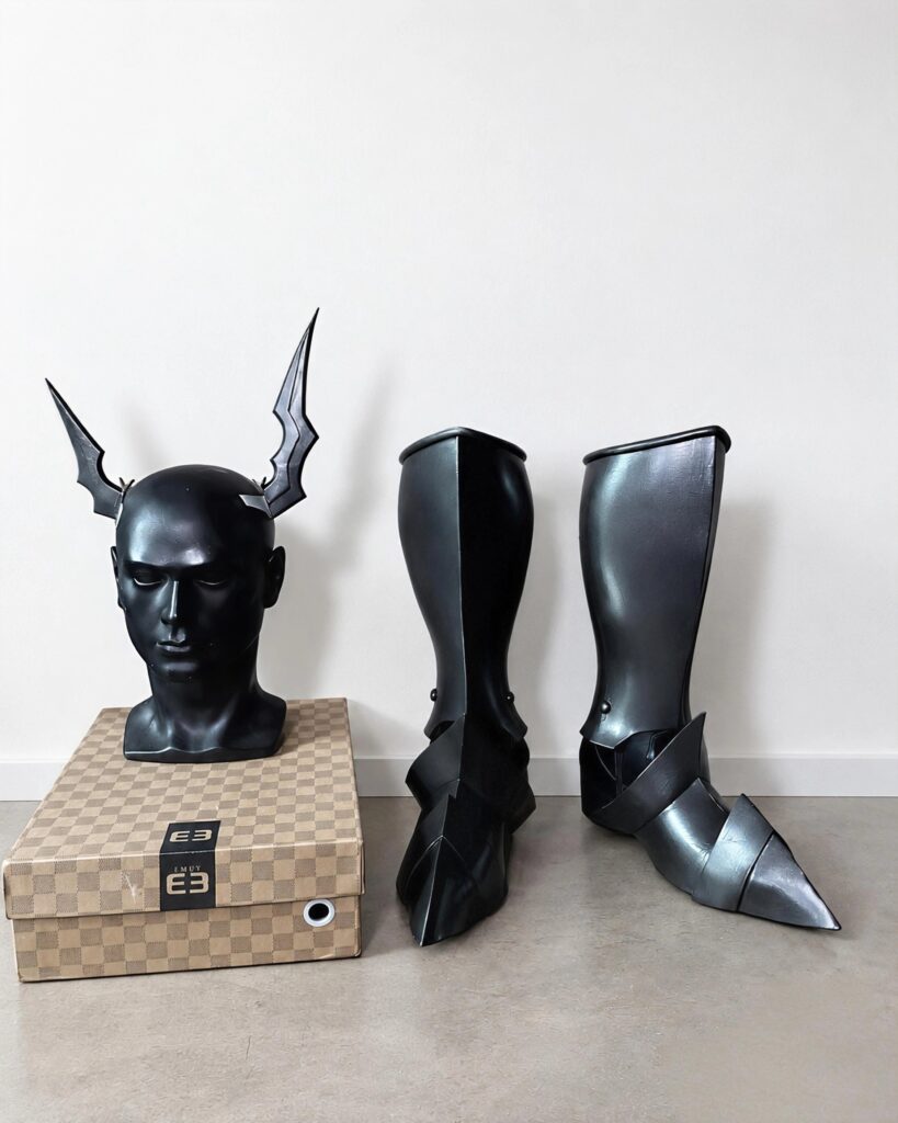 Arknights Theresis Cosplay Costume, Armor & Sword Prop Set showroom image 5