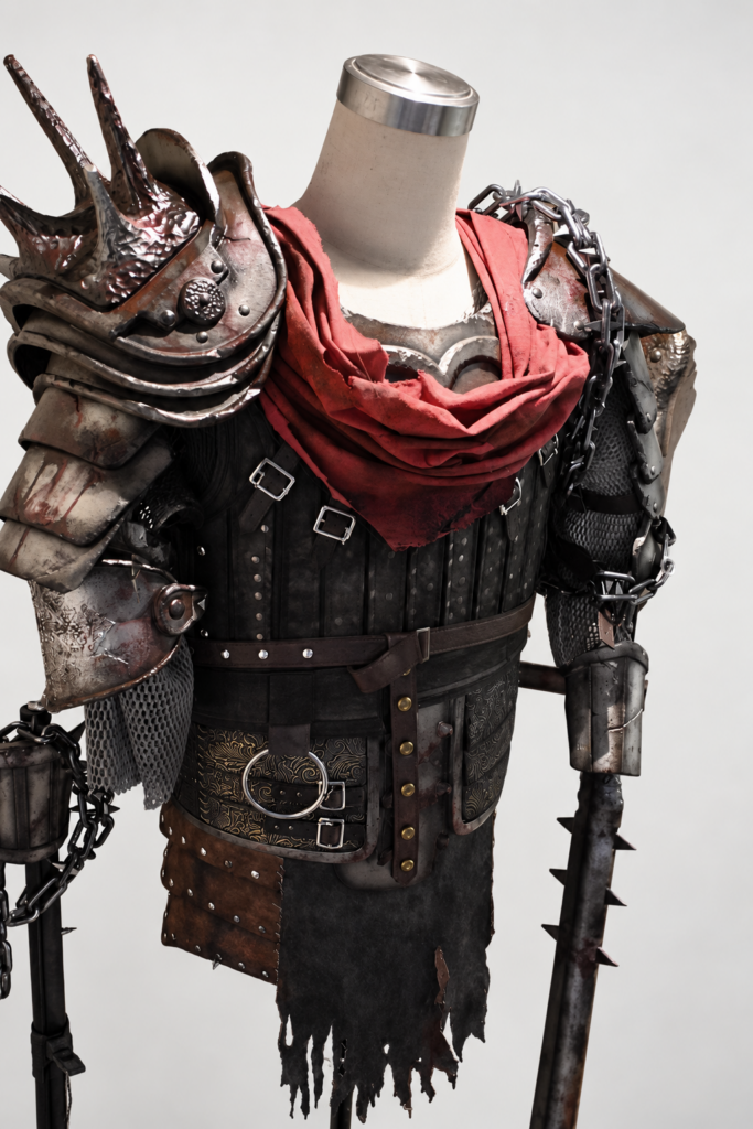 Dead by Daylight The Knight Custom Cosplay Costume, Armor & Weapon Props archive reference image 2