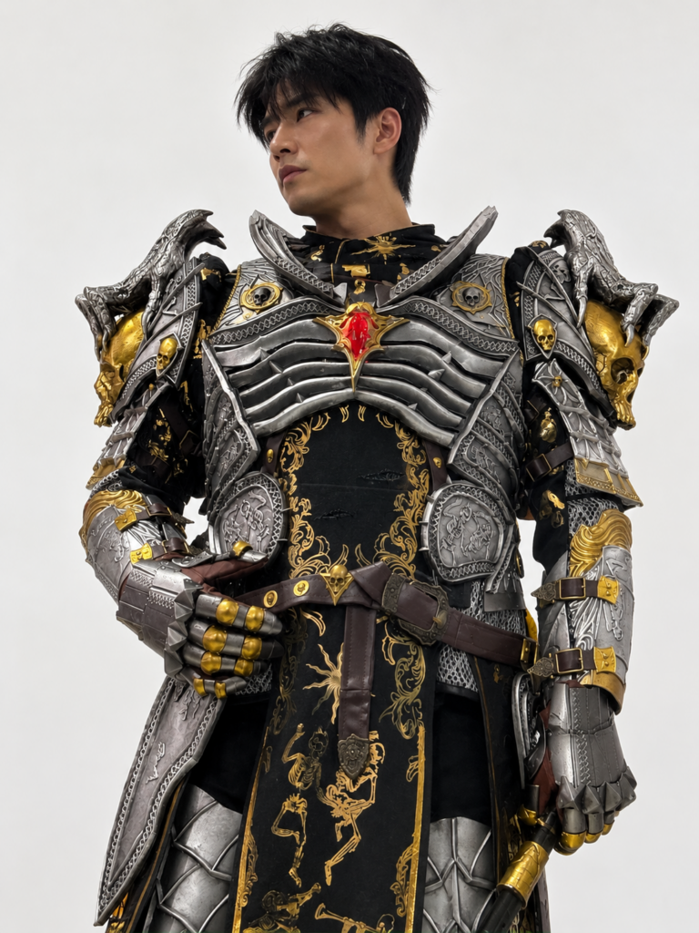 Baldur’s Gate 3 Ketheric Thorm Custom Full Armor Cosplay Costume archive reference image 4