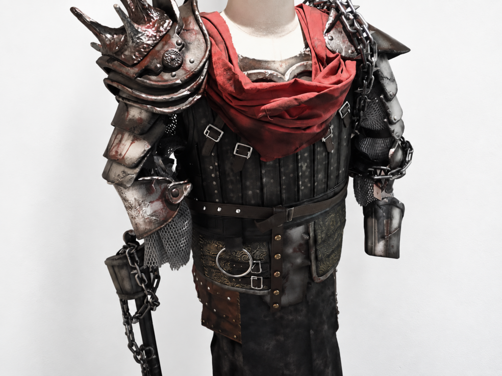 Dead by Daylight The Knight Custom Cosplay Costume, Armor & Weapon Props archive reference image 3