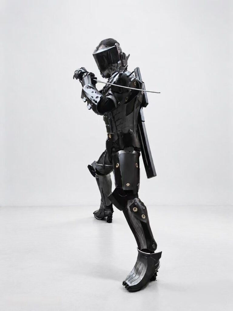 Metal Gear Raiden Handmade EVA Cosplay Armor & Stealth Suit showroom image 9