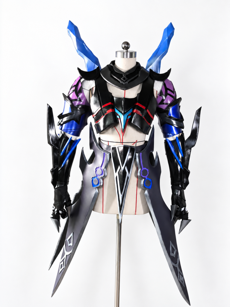 Genshin Impact Tartaglia (Childe) Foul Legacy EVA Cosplay Armor Set archive reference image 5