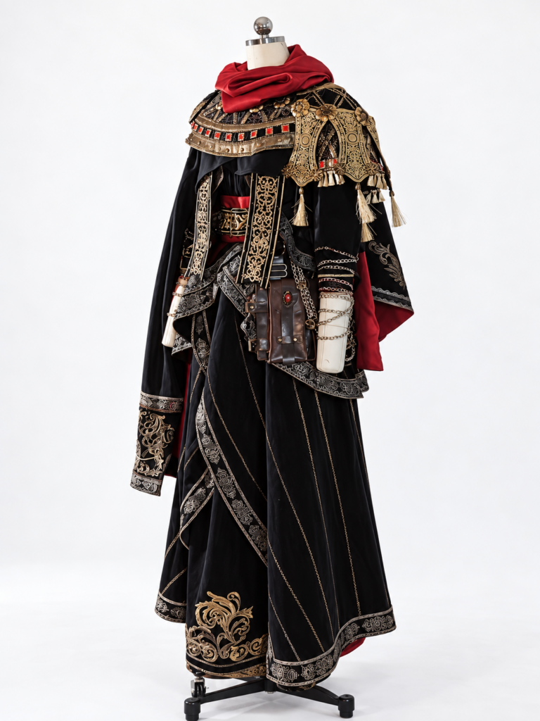 Elden Ring Sanguine Noble Cosplay Costume – Soulslike Game Cosplay Outfit archive reference image 2